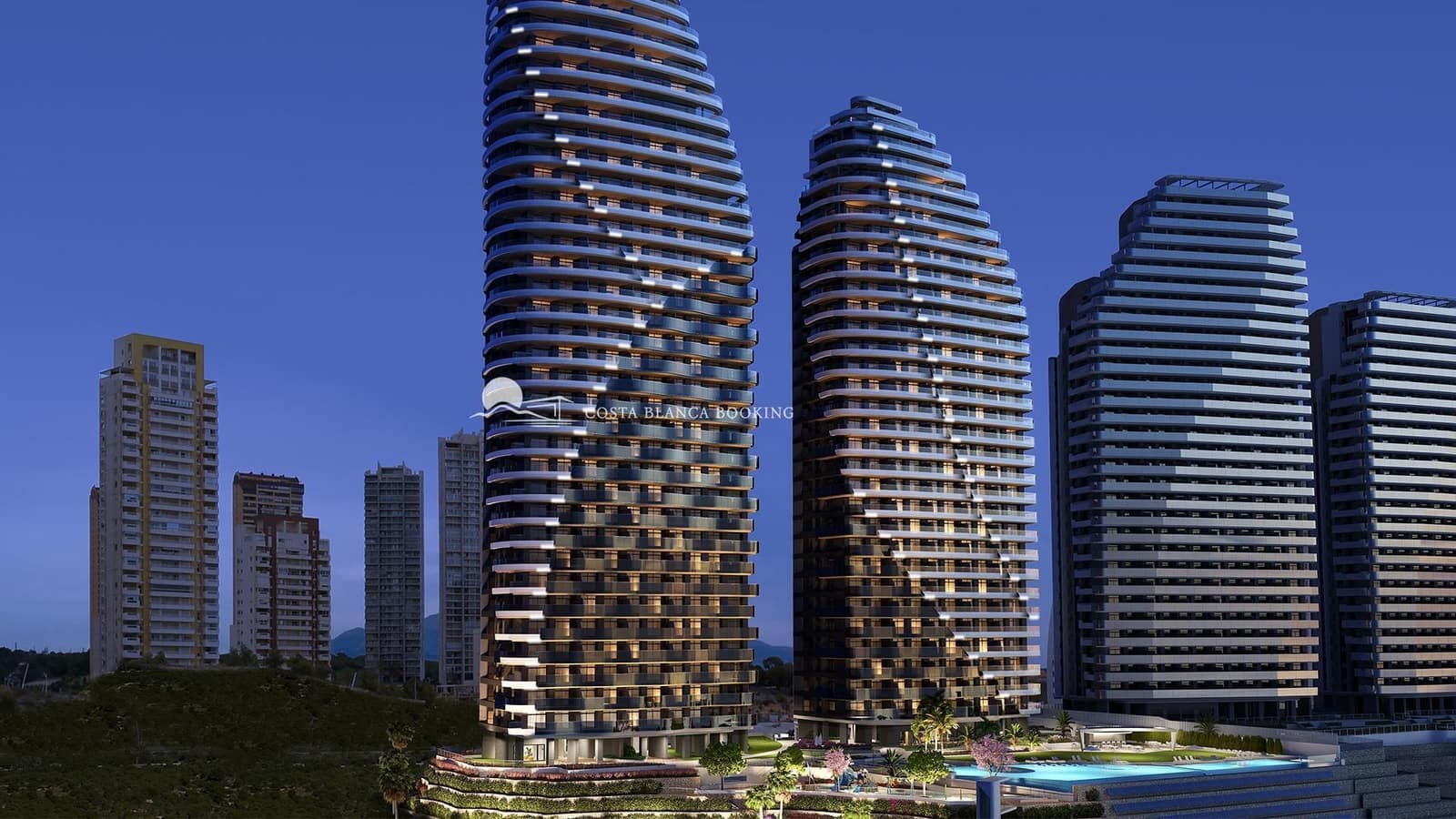 2 chambre Appartement à vendre à Benidorm avec piscine garage - 904 100 € (Ref: 9939903)