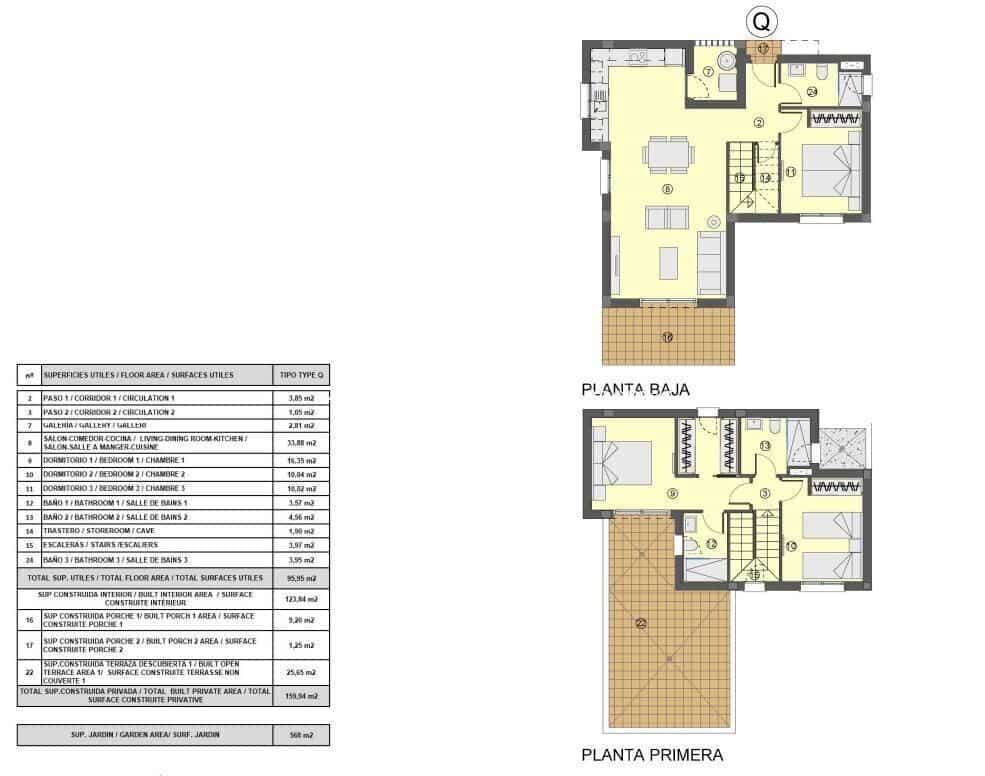 3 quarto Moradia para venda em Busot com garagem - 409 000 € (Ref: 9954190)