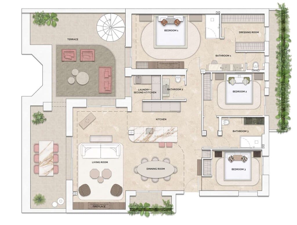 3 bedroom Penthouse for sale in Estepona with pool garage - € 2,495,000 (Ref: 10034985)