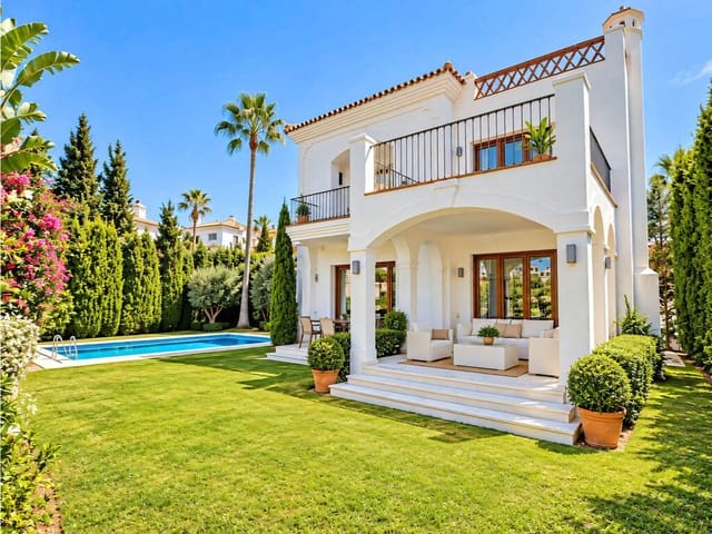 Chalet de 3 habitaciones en New Golden Mile, Estepona en venta con piscina garaje - 1.200.000 € (Ref: 10115441)