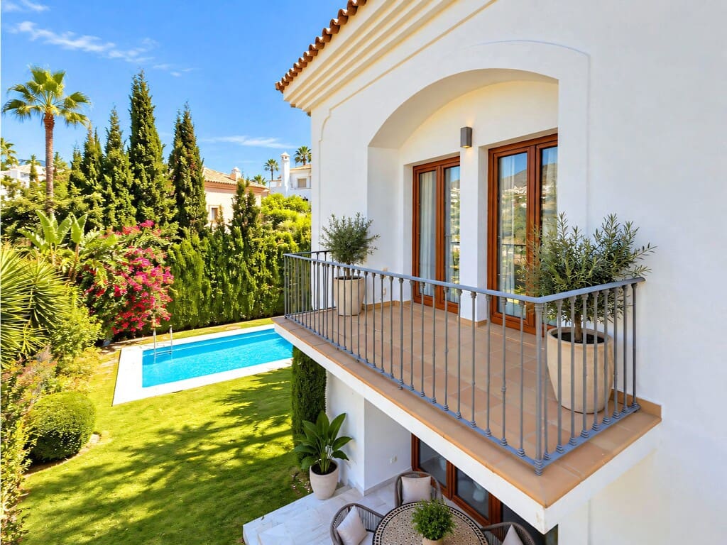 Chalet de 3 habitaciones en New Golden Mile en venta con piscina garaje - 1.200.000 € (Ref: 10115441)