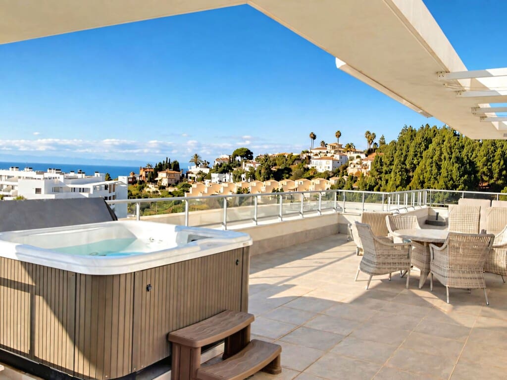 3 quarto Penthouse para venda em Mijas Costa com piscina garagem - 1 170 000 € (Ref: 10139287)