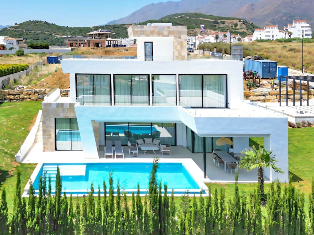 4 sypialnia Willa na sprzedaż w Estepona z basenem garażem - 2 495 000 € (Ref: 8107519)