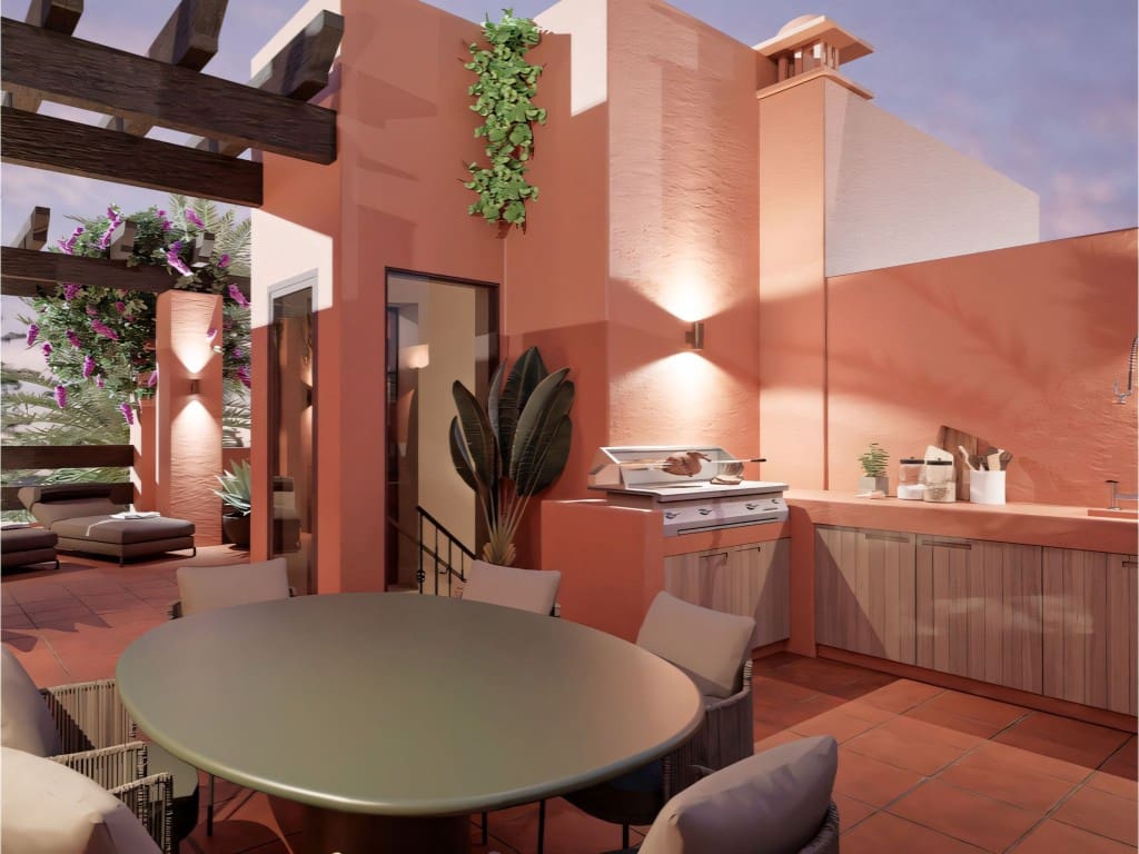 4 soveværelse Byhus til salg i Golden Mile med swimmingpool garage - € 1.995.000 (Ref: 9012366)