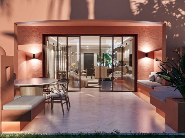 Casa de 4 habitaciones en Golden Mile, Marbella en venta con piscina garaje - 1.995.000 € (Ref: 9012366)