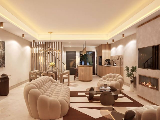 Casa de 4 habitaciones en Golden Mile, Marbella en venta con piscina garaje - 1.995.000 € (Ref: 9012366)