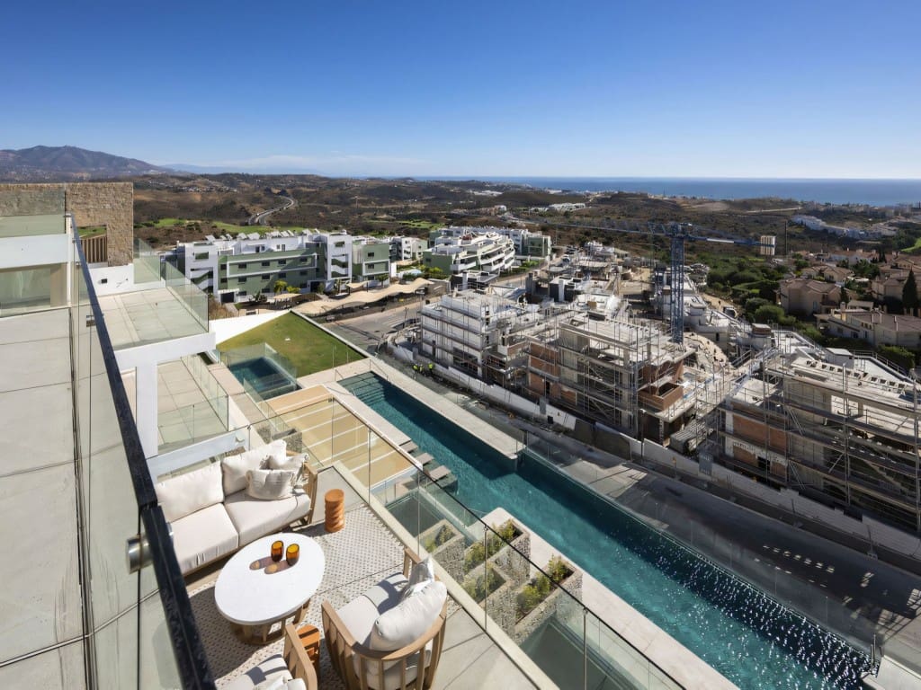 2 chambre Penthouse à vendre à Mijas Costa avec piscine - 915 000 € (Ref: 9387110)