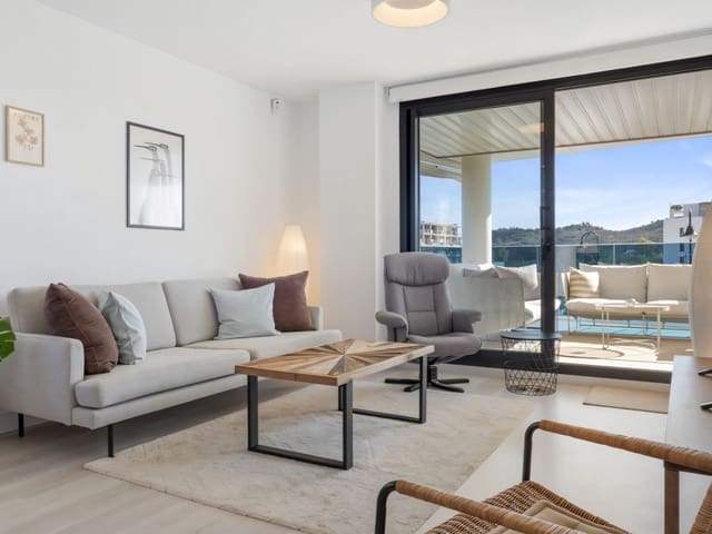 2 Zimmer Apartment zu verkaufen in Mijas Costa, Mijas mit Pool - 485.000 € (Ref: 9415377)