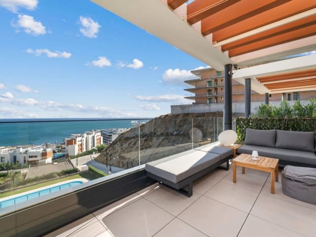 2 chambre Penthouse à vendre à Carvajal, Fuengirola avec piscine garage - 965 000 € (Ref: 9415378)