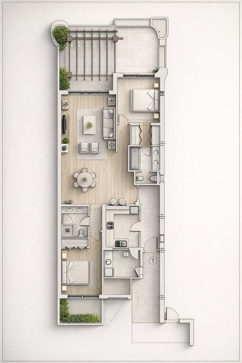 Apartamento de 2 habitaciones en La Quinta en venta con piscina garaje - 595.000 € (Ref: 9665786)