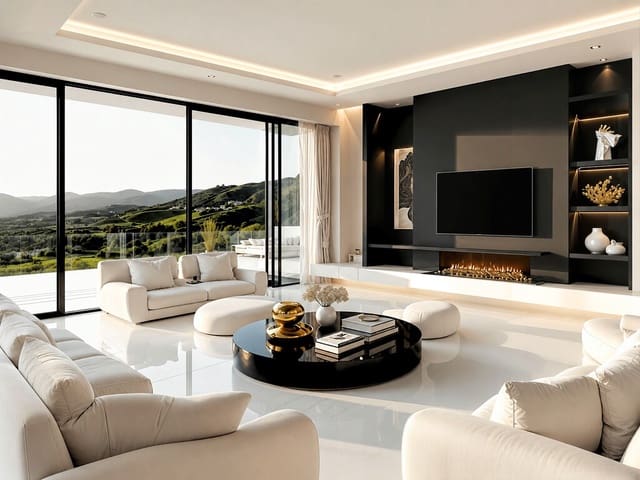 5 sypialnia Willa na sprzedaż w La Cala de Mijas, Mijas z basenem garażem - 3 685 000 € (Ref: 9833363)