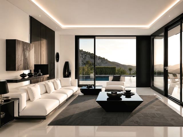 5 sypialnia Willa na sprzedaż w La Cala de Mijas, Mijas z basenem garażem - 3 685 000 € (Ref: 9833363)