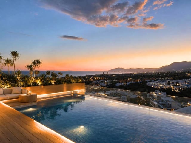 3 soverom Penthouse til salgs i Marbella med svømmebasseng garasje - € 1 790 000 (Ref: 9845086)