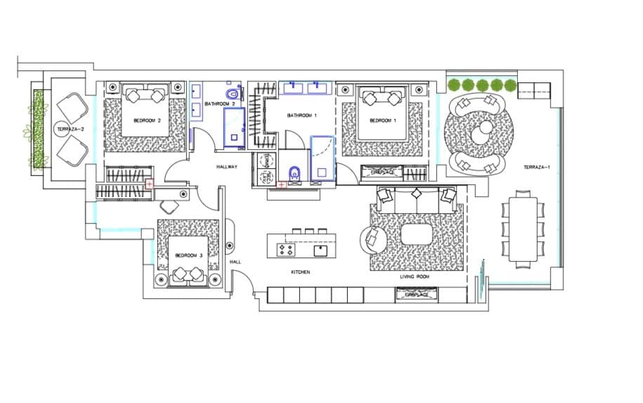 Apartamento de 3 habitaciones en Estepona en venta con piscina - 1.995.000 € (Ref: 9878105)