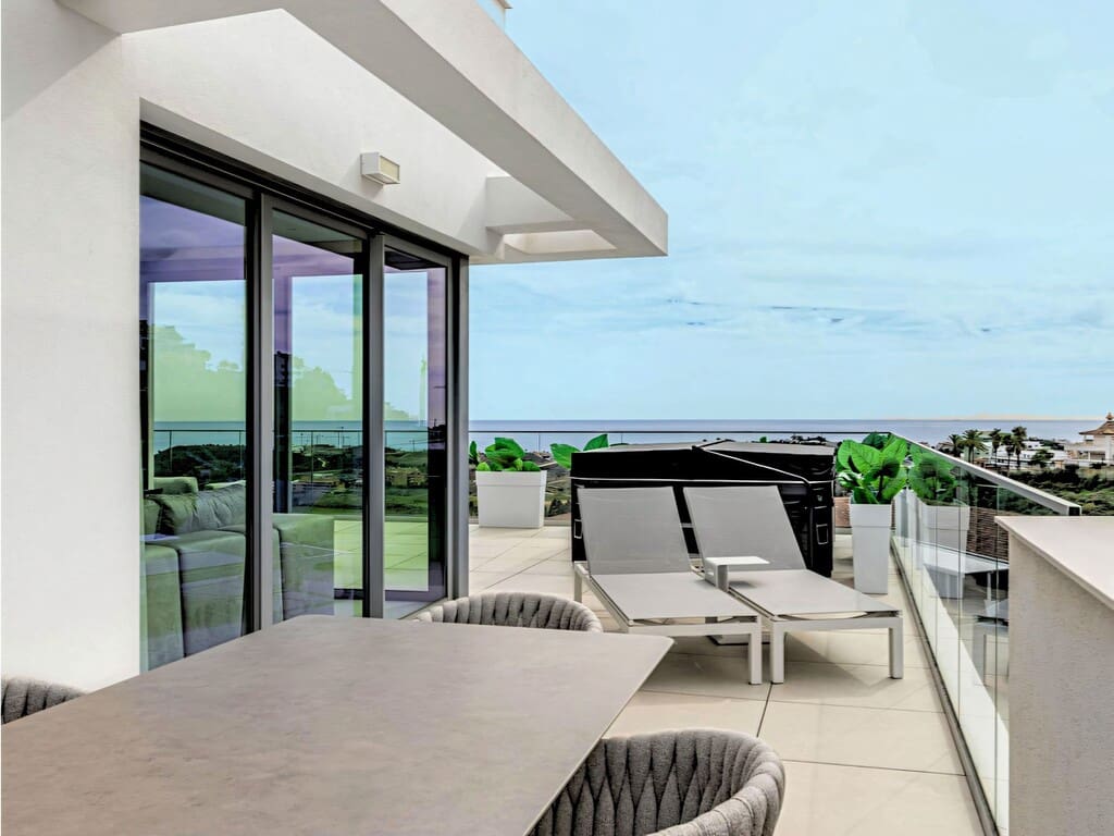 2 sypialnia Penthouse na sprzedaż w La Cala de Mijas z basenem garażem - 895 000 € (Ref: 9972913)