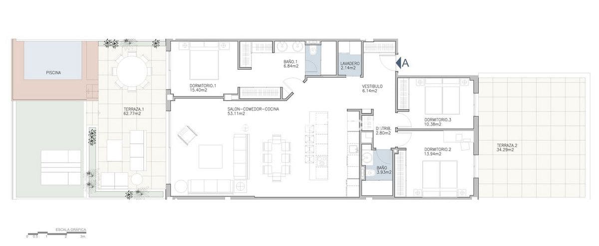 3 sypialnia Apartament na sprzedaż w Mijas z basenem garażem - 739 000 € (Ref: 9438986)