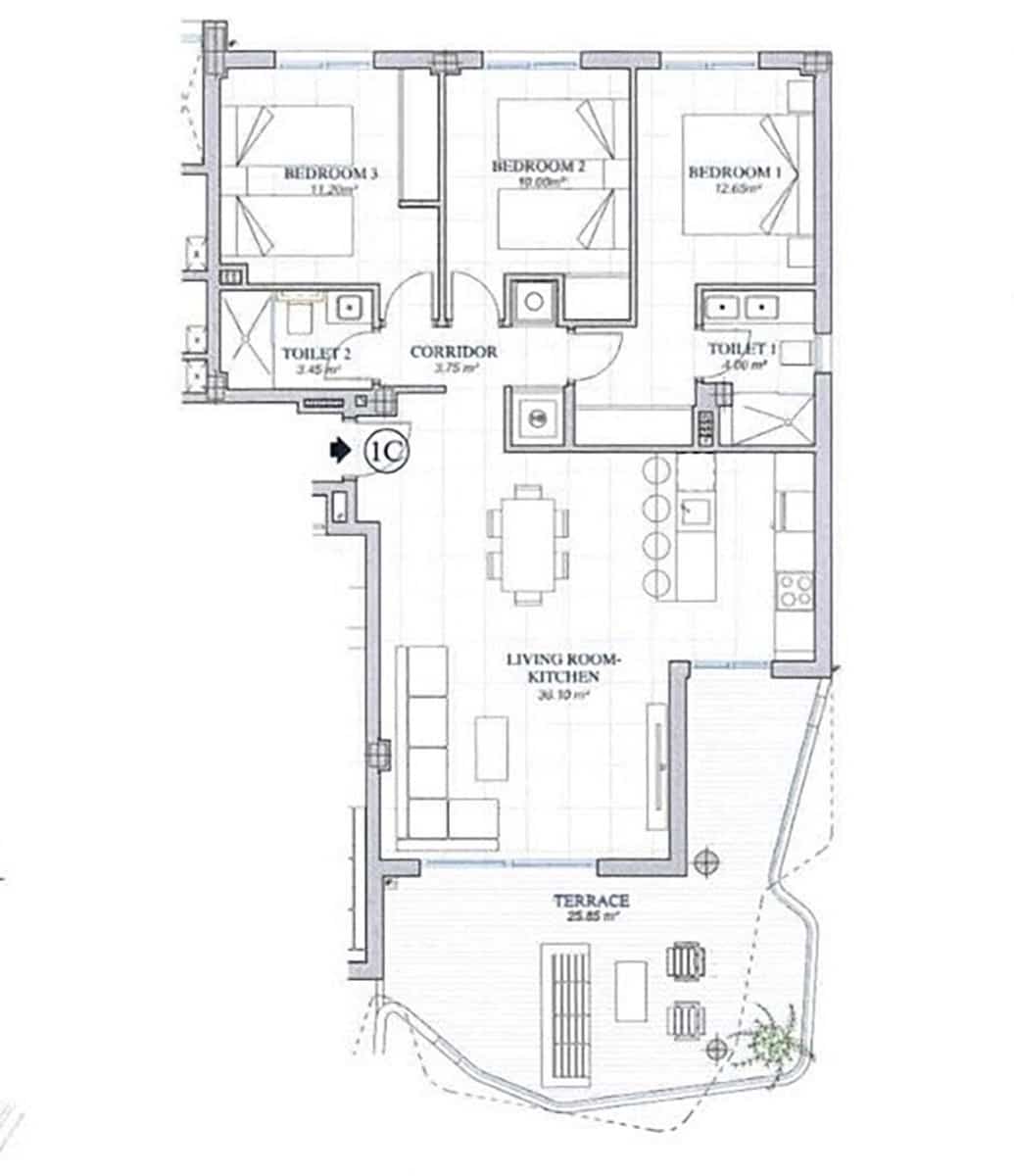 3 soverom Leilighet til salgs i Fuengirola med svømmebasseng garasje - € 775 000 (Ref: 9451576)