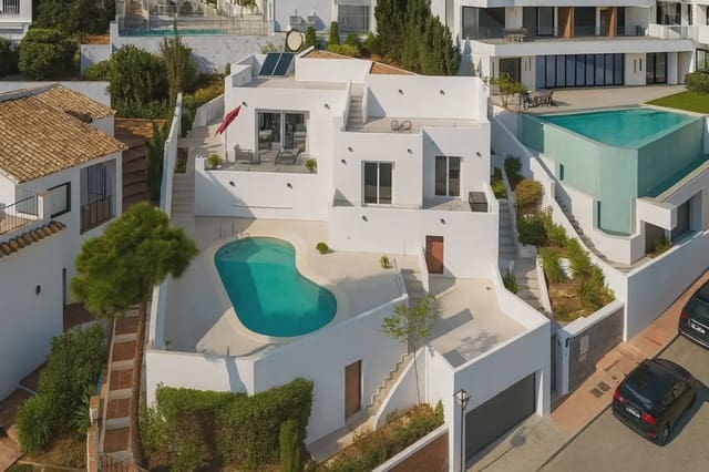 Chalet de 3 habitaciones en La Cala de Mijas, Mijas en venta con piscina garaje - 1.180.000 € (Ref: 9451579)