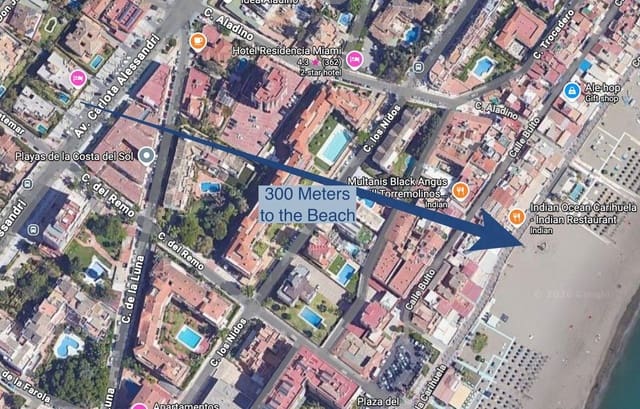 3 sypialnia Apartament przy plaży na sprzedaż w Torremolinos z basenem garażem - 480 000 € (Ref: 9634988)