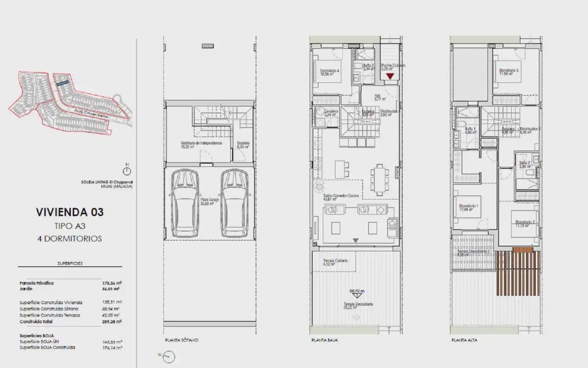 4 chambre Villa/Maison Mitoyenne à vendre à Mijas avec piscine garage - 1 250 000 € (Ref: 9885092)