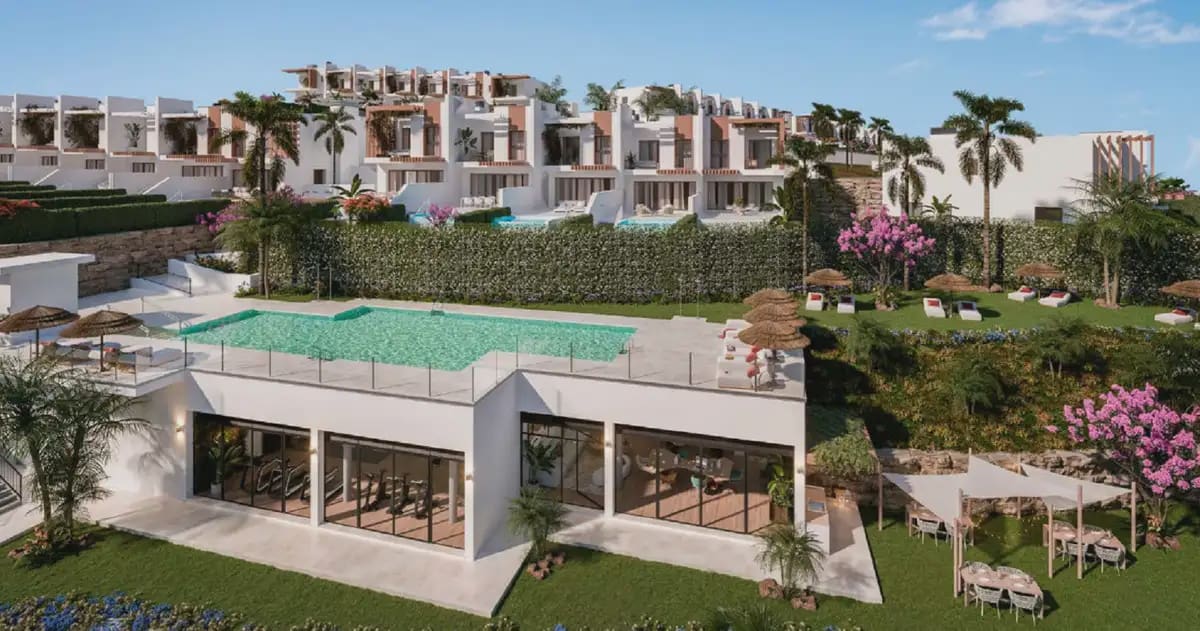 4 chambre Villa/Maison Mitoyenne à vendre à Mijas avec piscine garage - 1 250 000 € (Ref: 9885092)
