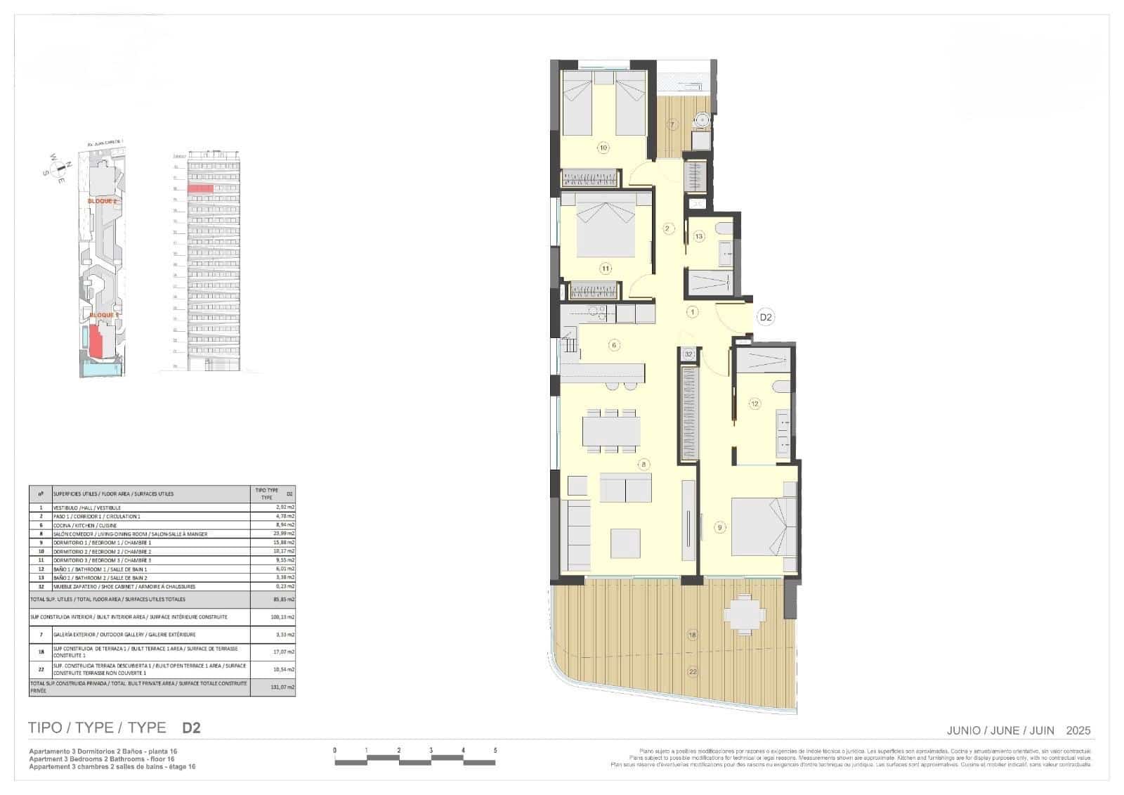 3 quarto Apartamento de Praia para venda em Calpe / Calp com piscina garagem - 1 029 000 € (Ref: 10021188)