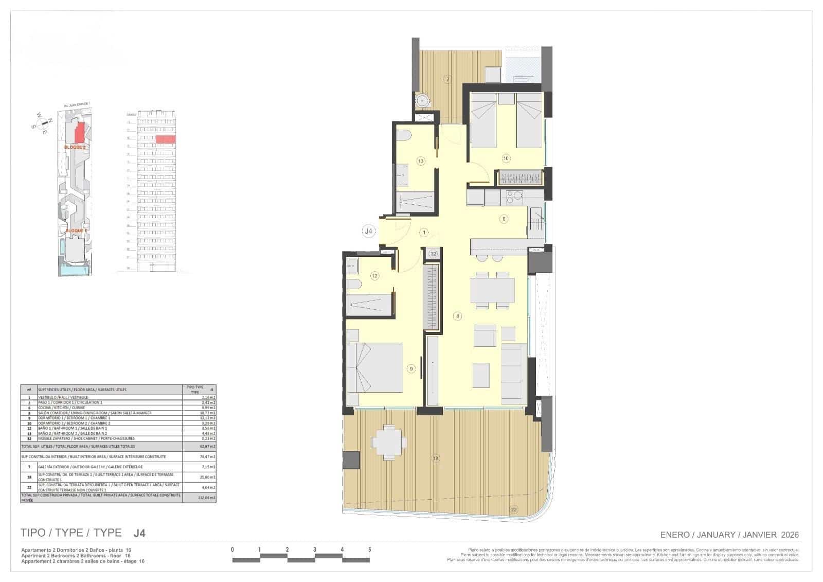 2 quarto Apartamento de Praia para venda em Calpe / Calp com piscina garagem - 637 000 € (Ref: 10021317)