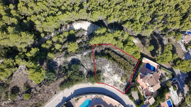 Tontti myytävänä paikassa Benimeit - Tabaira, Teulada-Moraira - 350 000 € (Ref: 10112359)