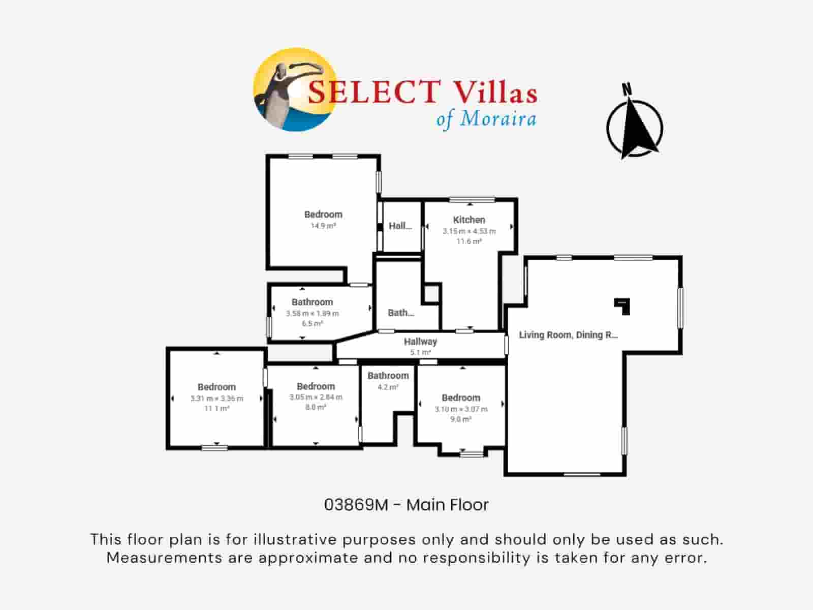 4 sypialnia Willa na sprzedaż w Moraira z basenem garażem - 650 000 € (Ref: 10159921)