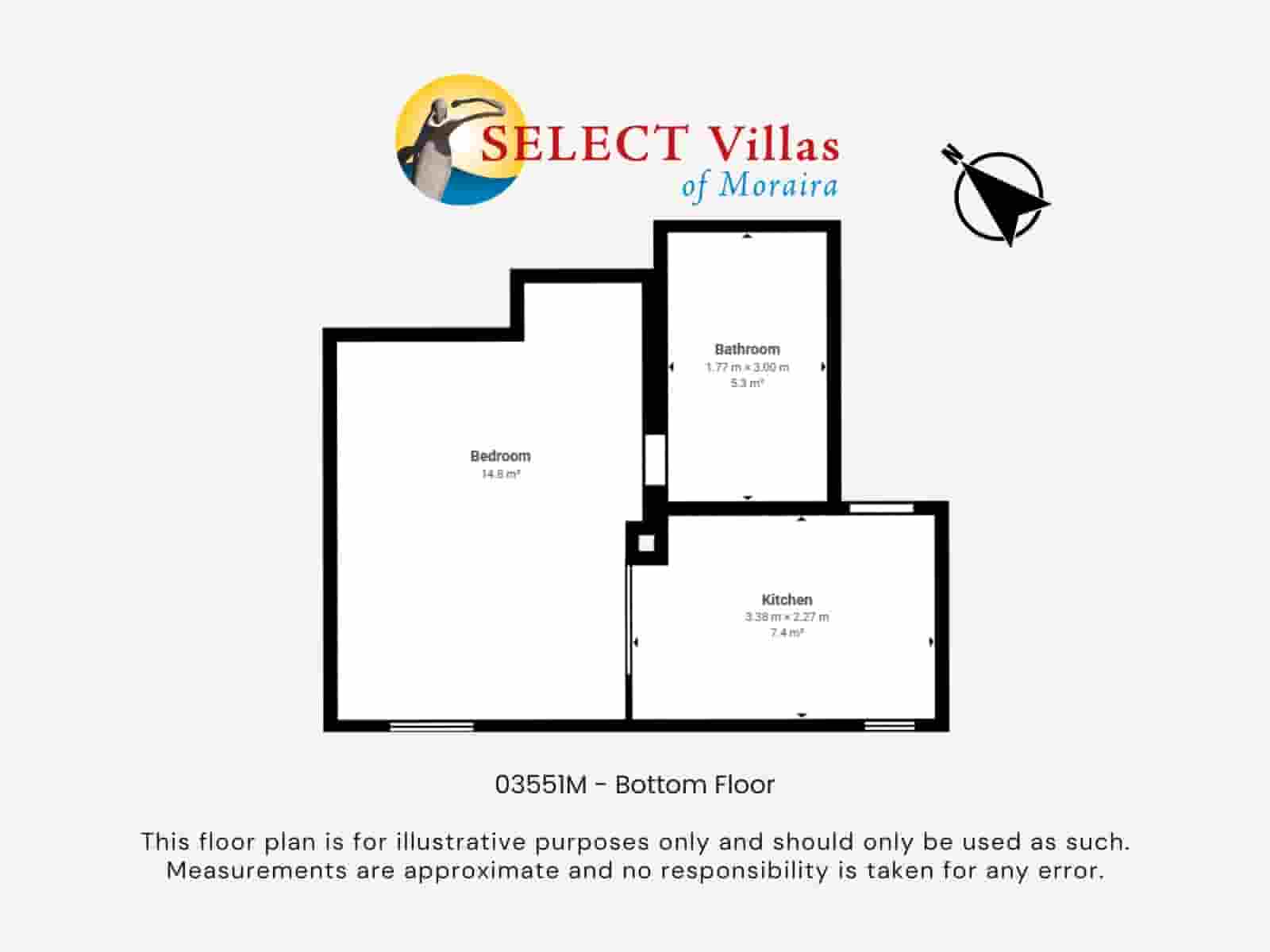 3 soverom Villa til salgs i Moraira med svømmebasseng garasje - € 340 000 (Ref: 10166919)