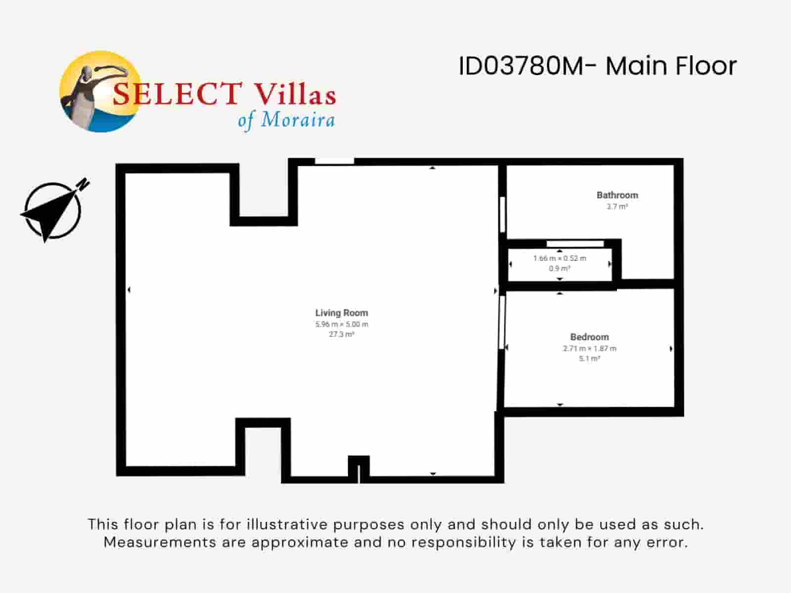 1 bedroom Villa for sale in Moraira with pool - € 265,000 (Ref: 9263363)