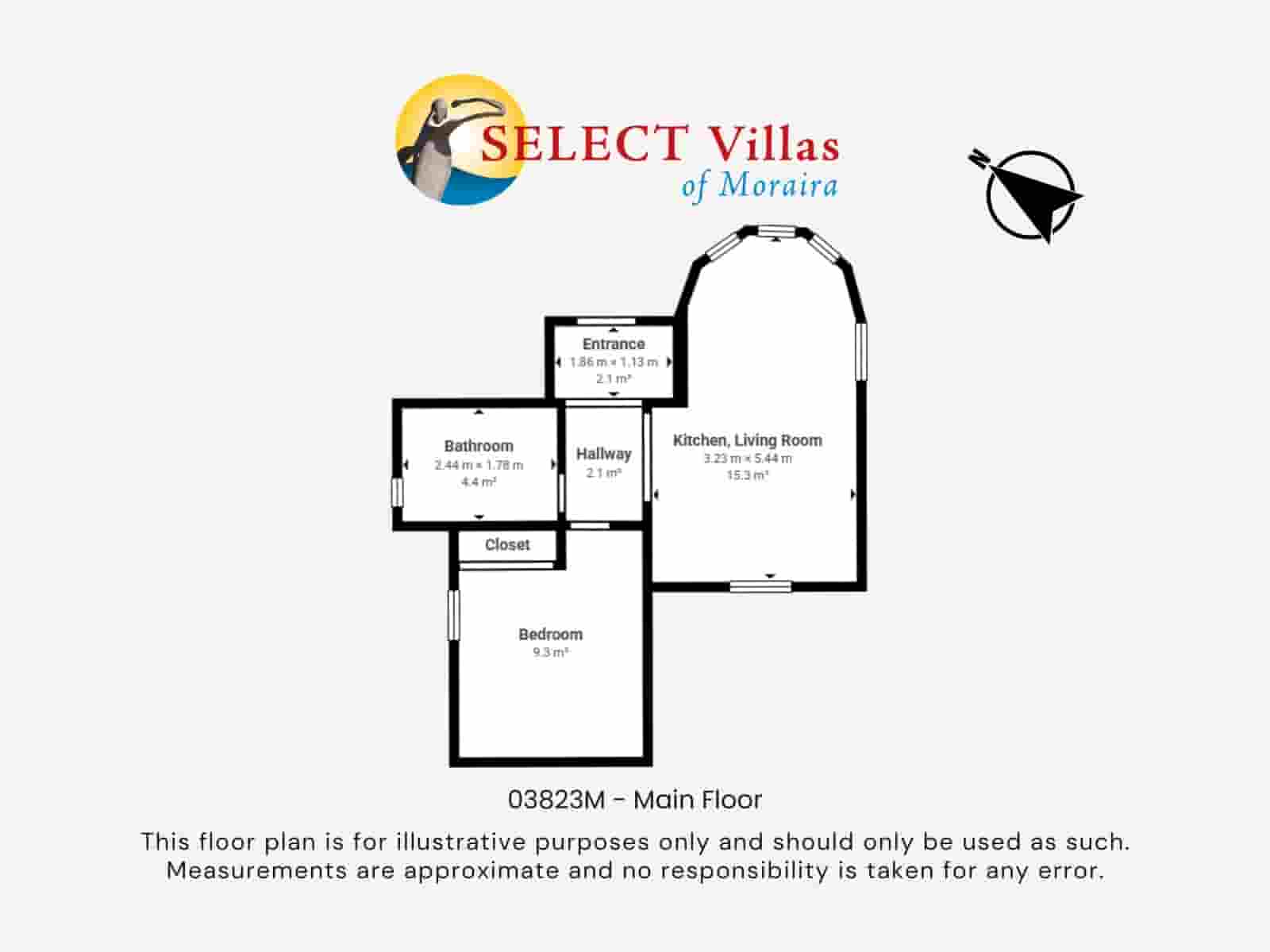 1 bedroom Villa for sale in Moraira with pool - € 350,000 (Ref: 9714047)