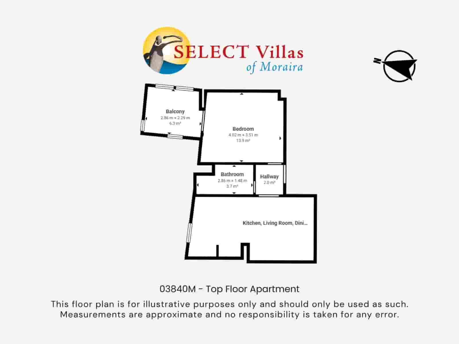 1 bedroom Penthouse for sale in Moraira - € 279,000 (Ref: 9848198)