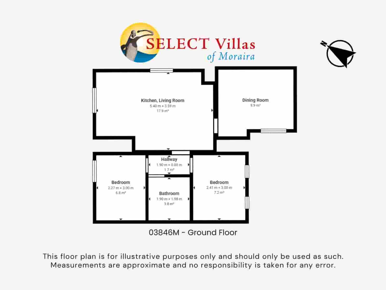 2 soveværelse Villa til salg i Moraira med swimmingpool garage - € 385.000 (Ref: 9921047)