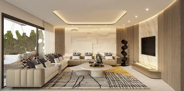 3 soverom Leilighet til salgs i Las Chapas, Marbella med svømmebasseng garasje - € 3 350 000 (Ref: 6913385)