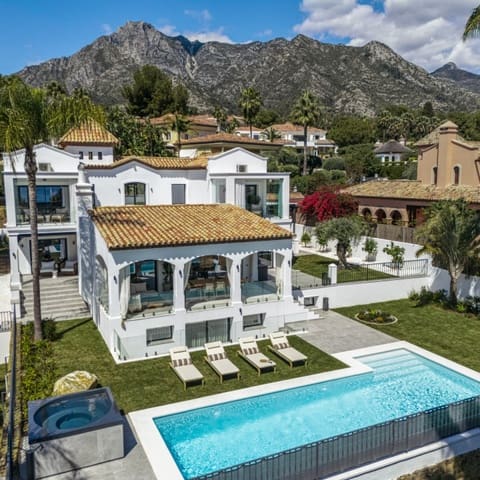 5 soverom Villa til salgs i Golden Mile, Marbella med svømmebasseng garasje - € 6 980 000 (Ref: 9425931)