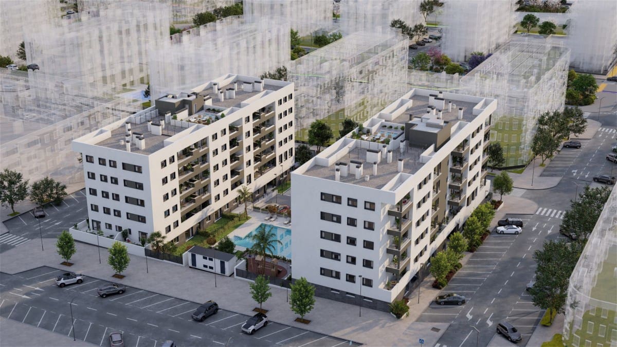 2 makuuhuone Huoneisto myytävänä paikassa Malaga kaupunki mukana uima-altaan 
autotalli - 331 000 € (Ref: 9483429)