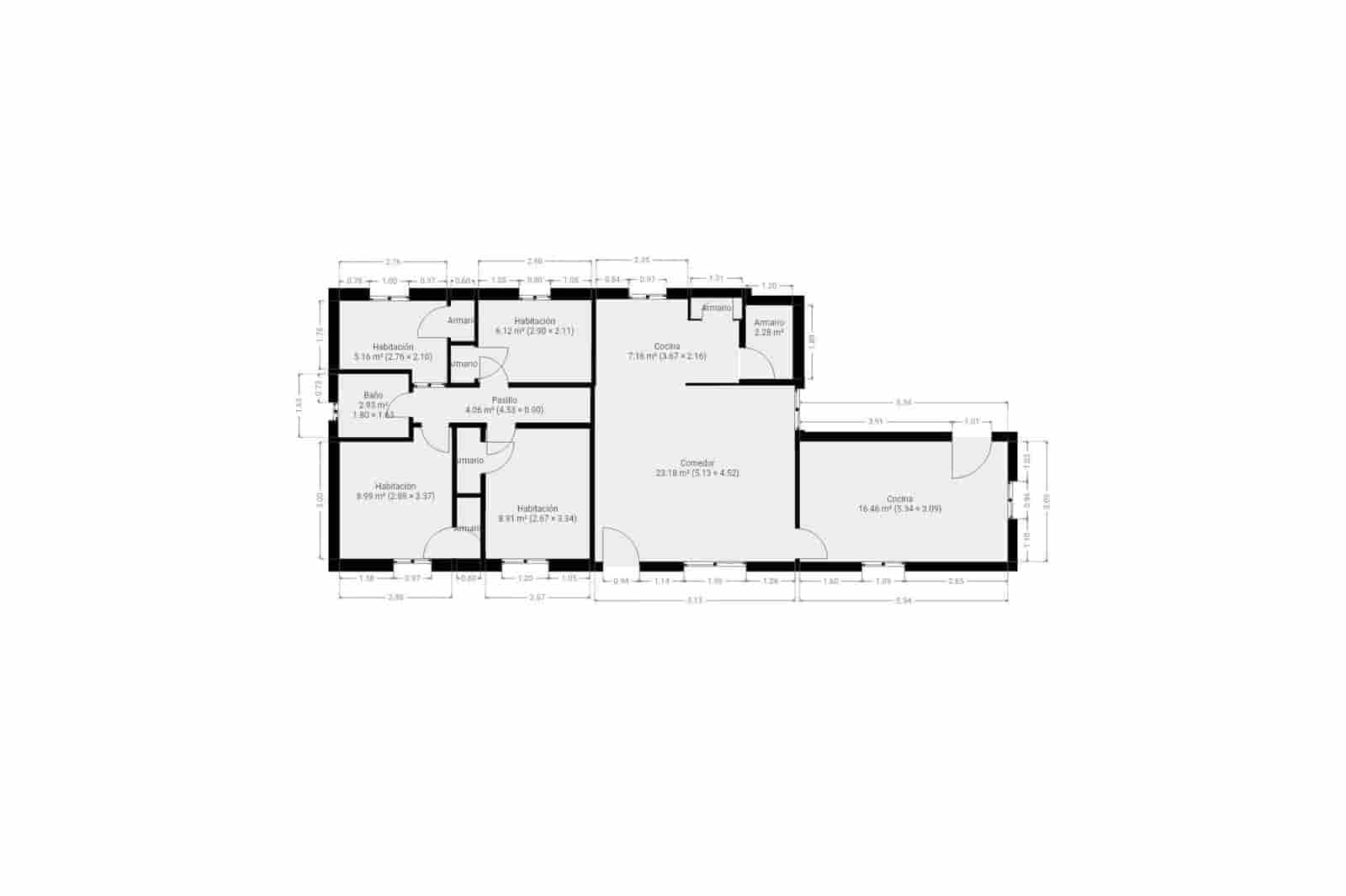4 camera da letto Villa in vendita in Bunol - 120.000 € (Rif: 10009090)