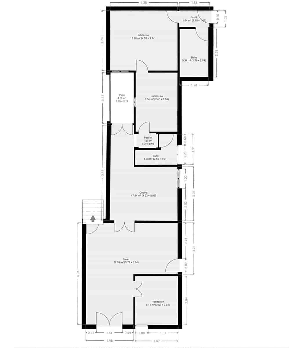 4 soveværelse Byhus til salg i Alborache med garage - € 210.000 (Ref: 9269643)