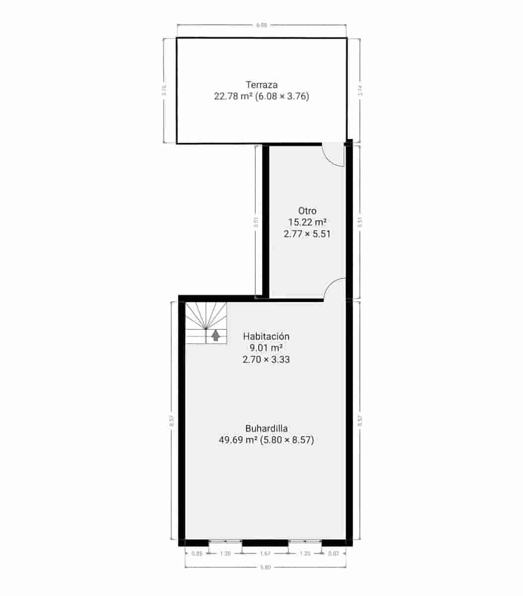 4 soveværelse Byhus til salg i Alborache med garage - € 210.000 (Ref: 9269643)