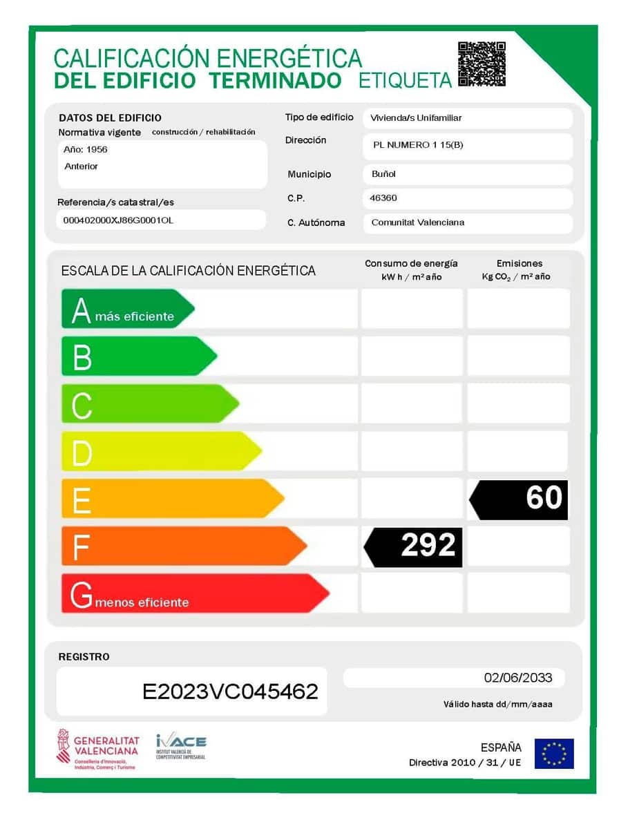 3 soverom Finca/Herregård til salgs i Bunol med garasje - € 100 000 (Ref: 9347186)