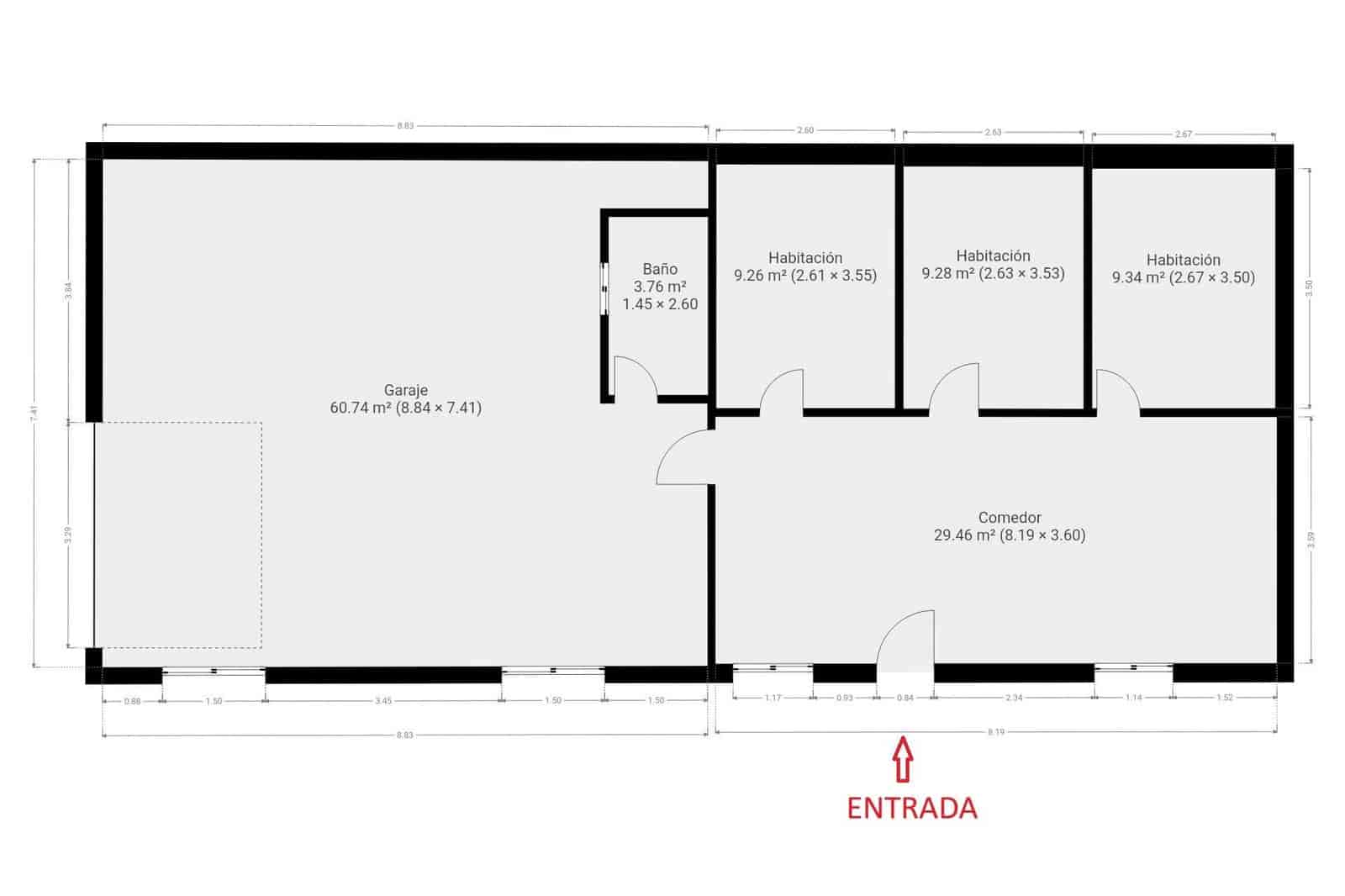 3 chambre Finca/Maison de Campagne à vendre à Dos Aguas avec garage - 78 000 € (Ref: 9433338)