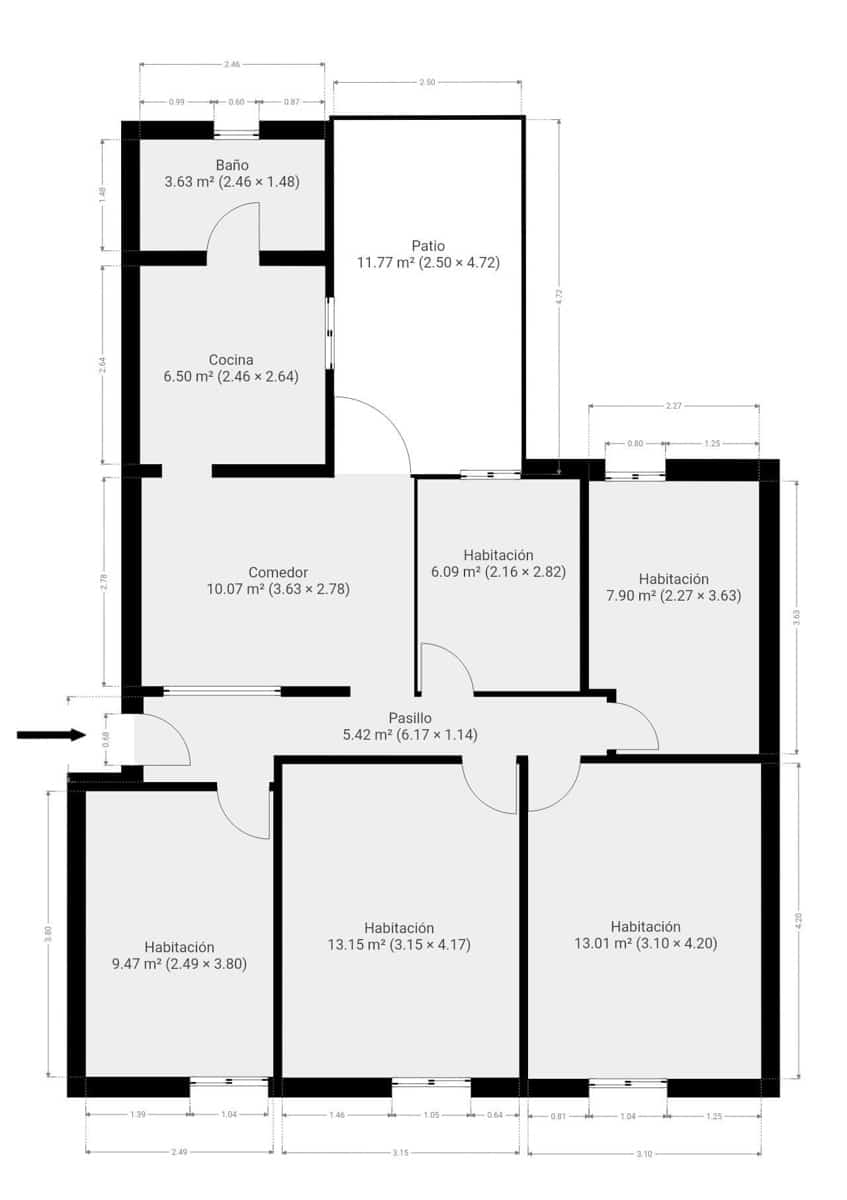 5 quarto Apartamento para venda em Bunol - 70 000 € (Ref: 9472922)