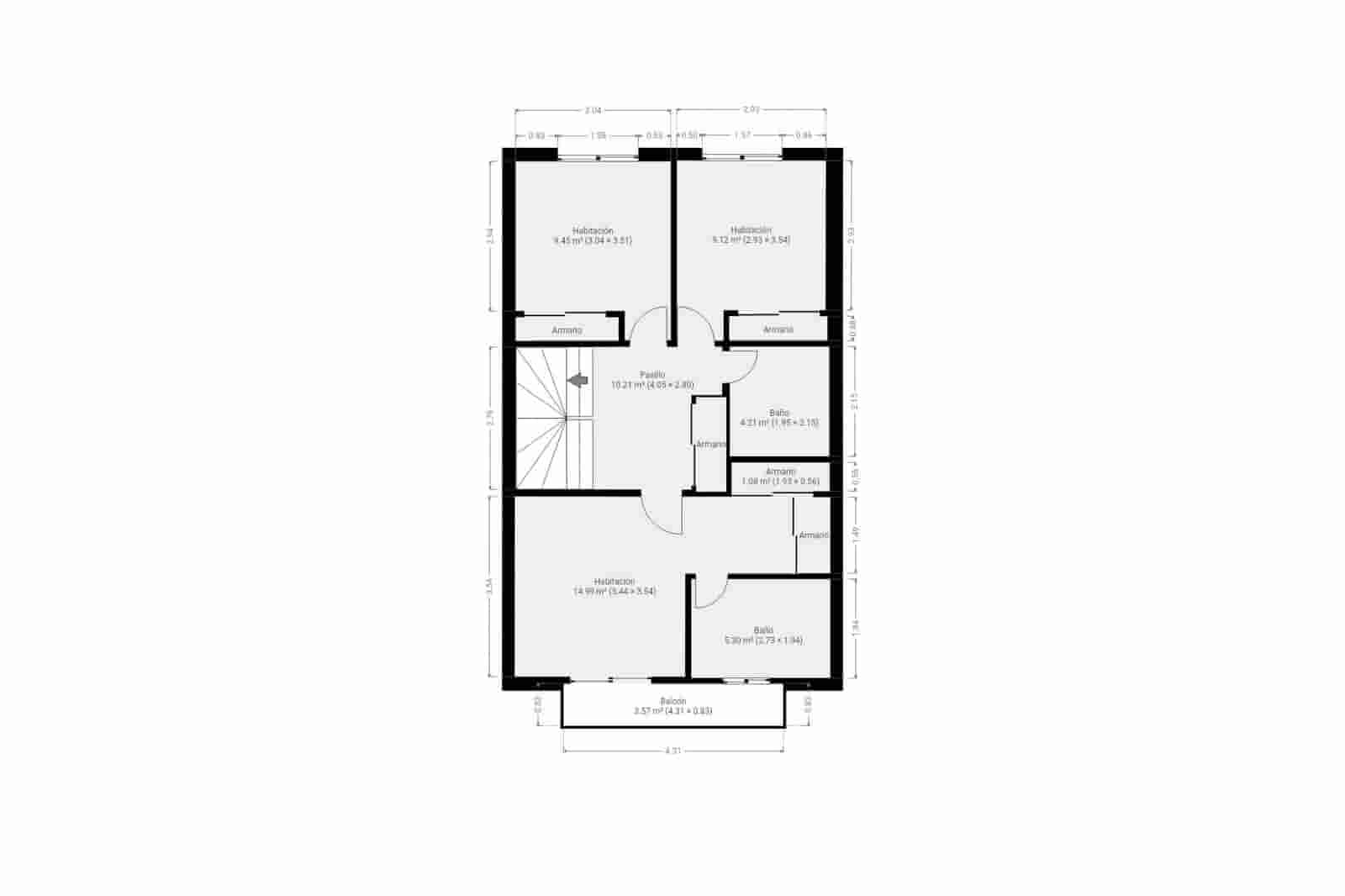 4 makuuhuone Rivitalo myytävänä paikassa Yatova mukana 
autotalli - 245 000 € (Ref: 9758895)