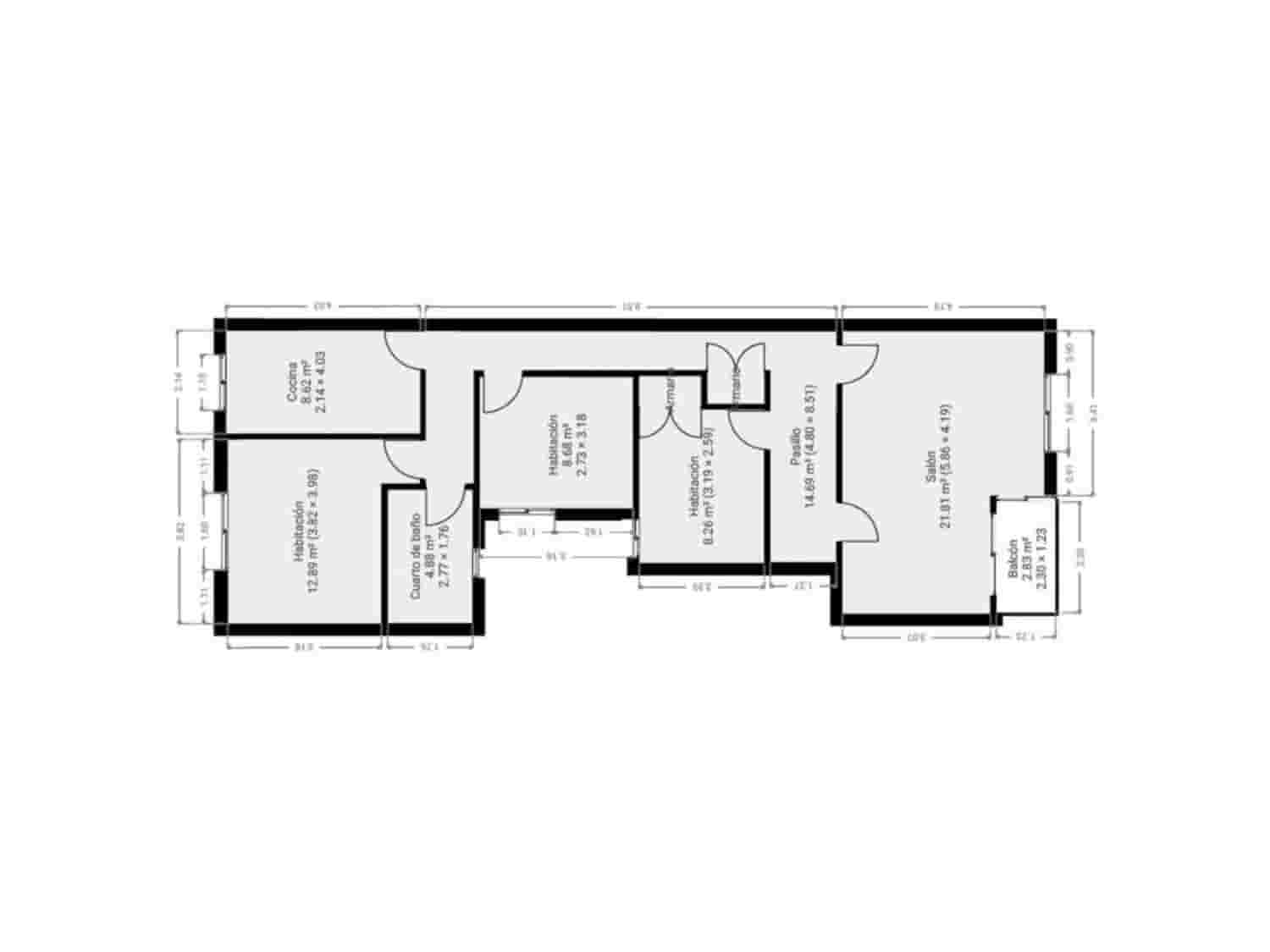 3 camera da letto Appartamento in vendita in Bunol - 90.000 € (Rif: 9806414)