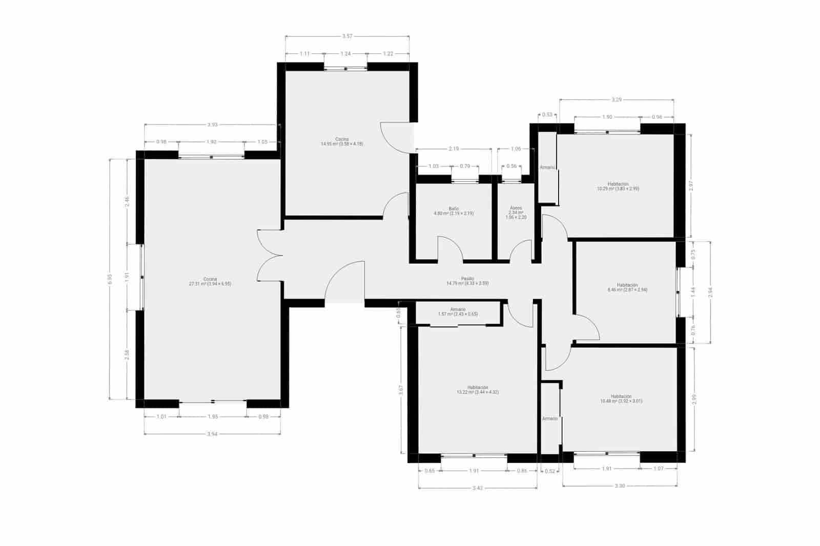 4 makuuhuone Huvila myytävänä paikassa Turis mukana uima-altaan 
autotalli - 450 000 € (Ref: 9979116)
