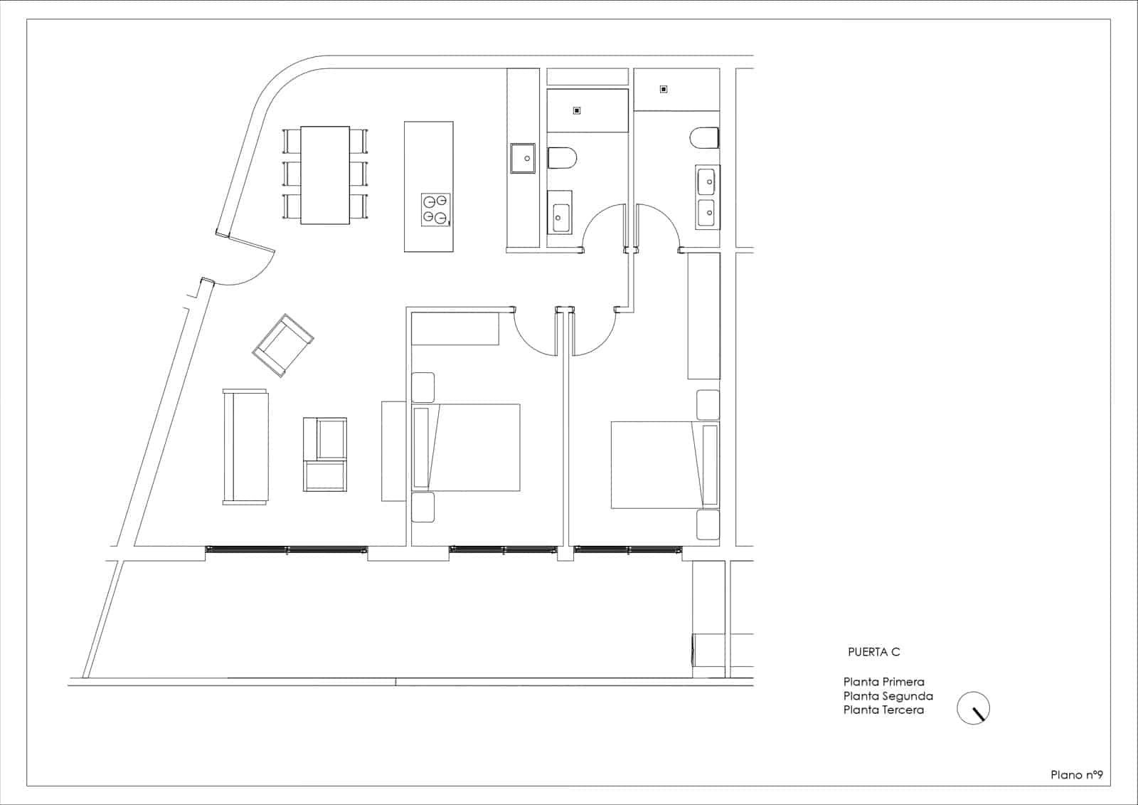 2 bedroom Apartment for sale in Calpe / Calp with pool - € 389,860 (Ref: 8933467)