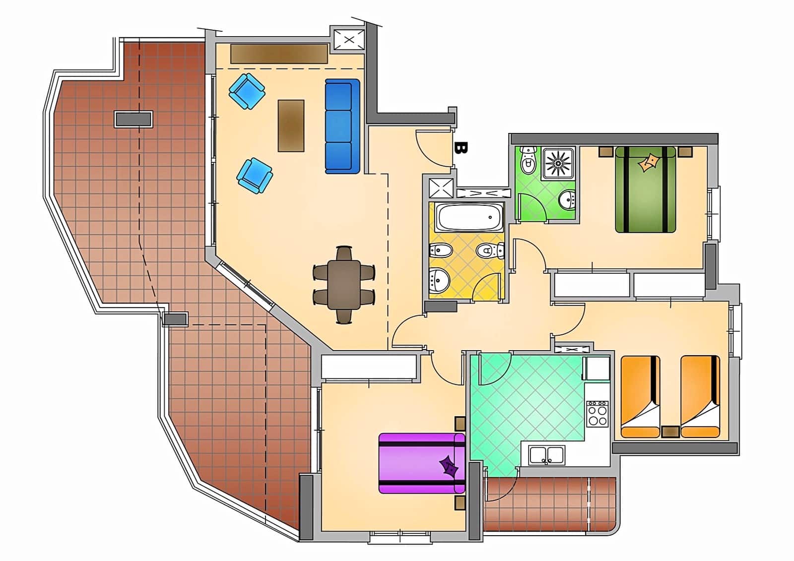 3 bedroom Penthouse for sale in Calpe / Calp with pool garage - € 985,000 (Ref: 9248902)