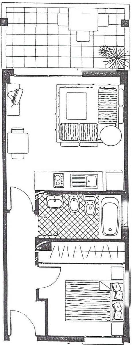 1 chambre Appartement à vendre à Roquetas de Mar avec piscine - 125 000 € (Ref: 9573493)