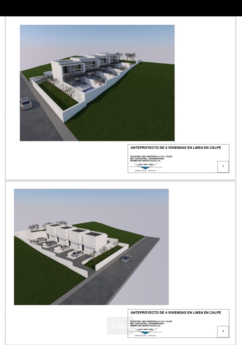 Rakentamaton maa myytävänä paikassa Calpe / Calp - 245 000 € (Ref: 9866389)